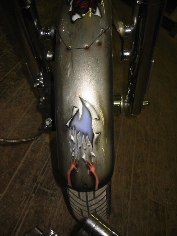 A unique custom Harley...